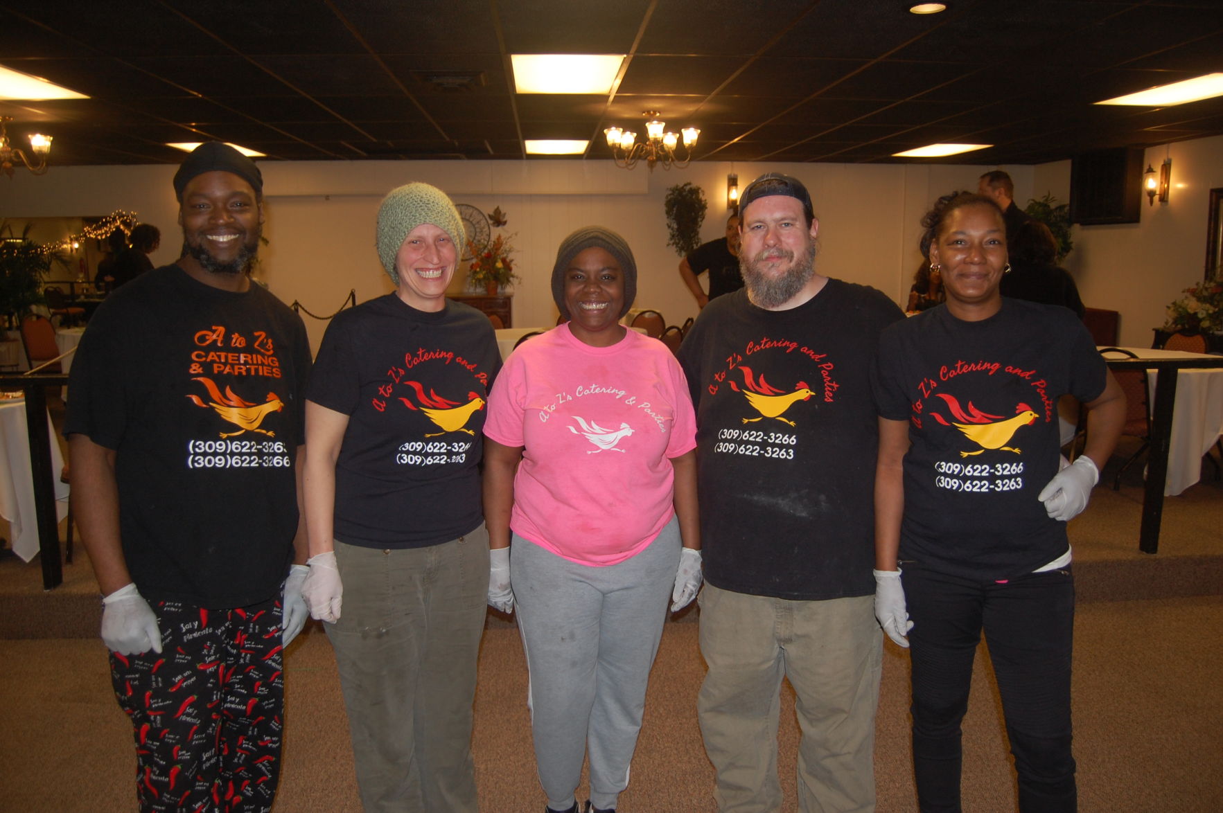 A to Z Catering staff